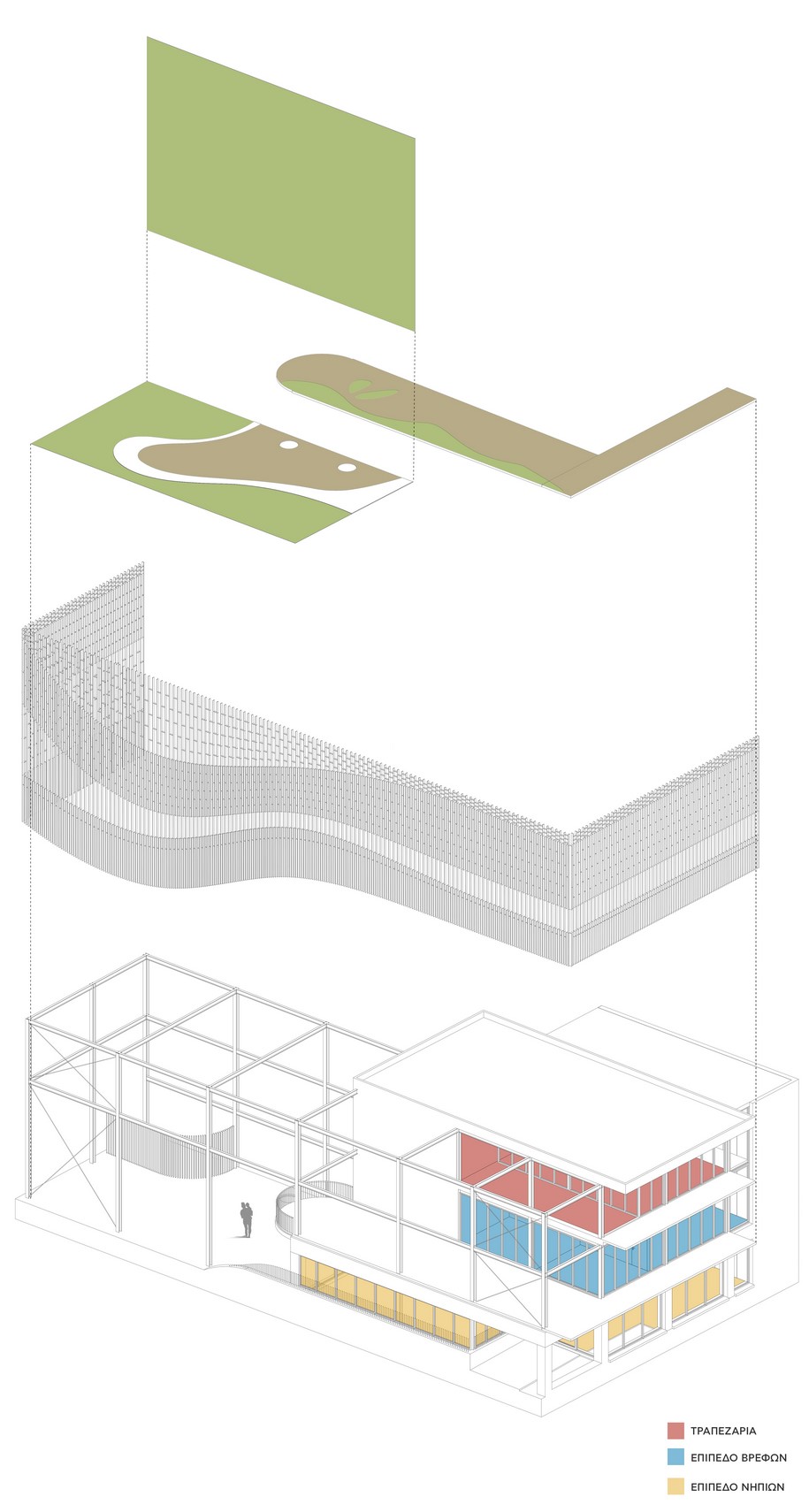 Archisearch Το γραφείο Petrās Architecture κέρδισε το Α' βραβείο στο διαγωνισμό για την επέκταση και προσθήκη ορόφου σε βρεφονηπιακό σταθµό στον Πειραιά