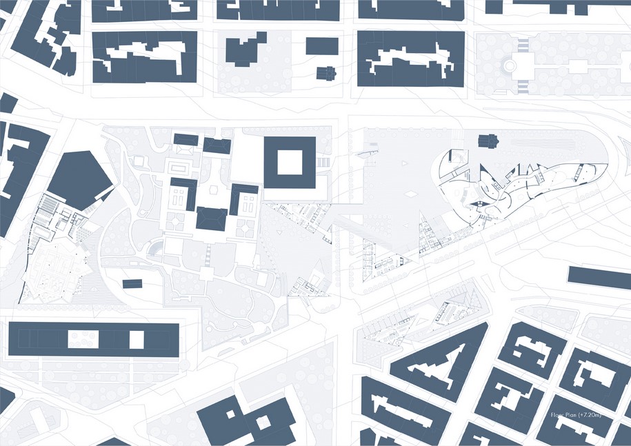 Archisearch Ilissia: Ministry of Economics & Two Museums  |  Diploma thesis by Demetrios Lampris