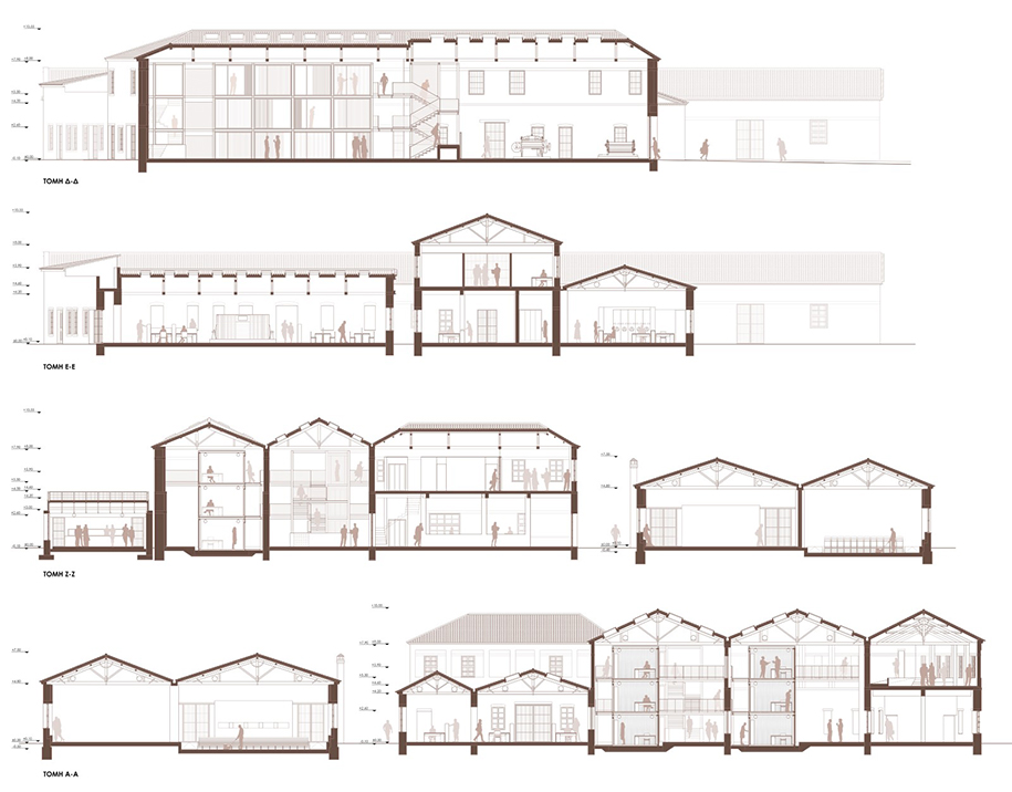 Archisearch Papalampropoulos Syriopoulou Architecture Bureau wins 1st prize in the competition for the reuse of Tampakika complex for the University of the Aegean