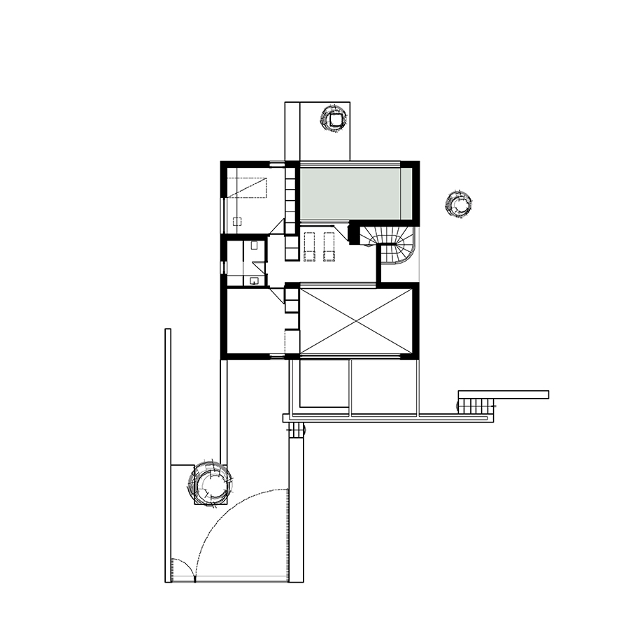 SOUTH, tower, house, mani, greece, landscape, monolithic, Theodoropoulos, Livani, plan