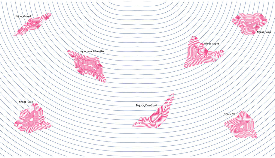 Archisearch The Holy Lands, mapping the archipelago of utopia | Thesis by Katerina Golia