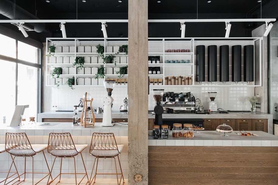 kofi, roastery, Ioannina, Greece,  vp architectural studio, κόφι ροστερία,  καφέ, καφεκοπτείο, Ιωάννινα