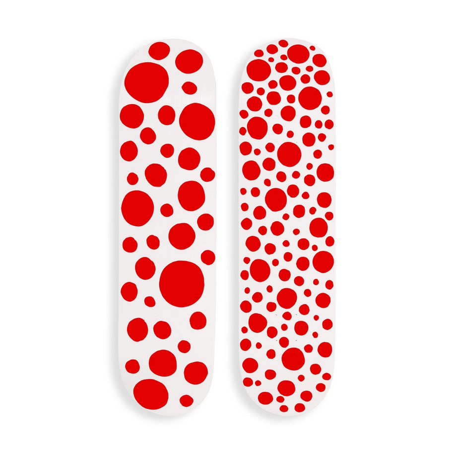 Yayoi Kusama, Skateboards, Limited, MoMa, Museum of Modern Art , New York, dots