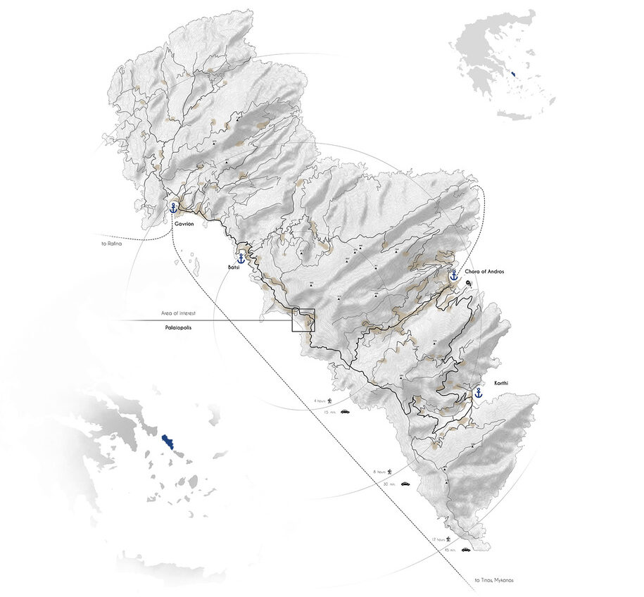 Archisearch Αιμασιές: Αγροτουρισμός στη Παλαιόπολη Άνδρου | Διπλωματική εργασία από τον Άρη Γραμματά