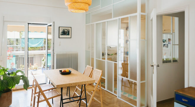 Archisearch - Charlotte apartment renovation in Kypseli | Threshold architecture studio