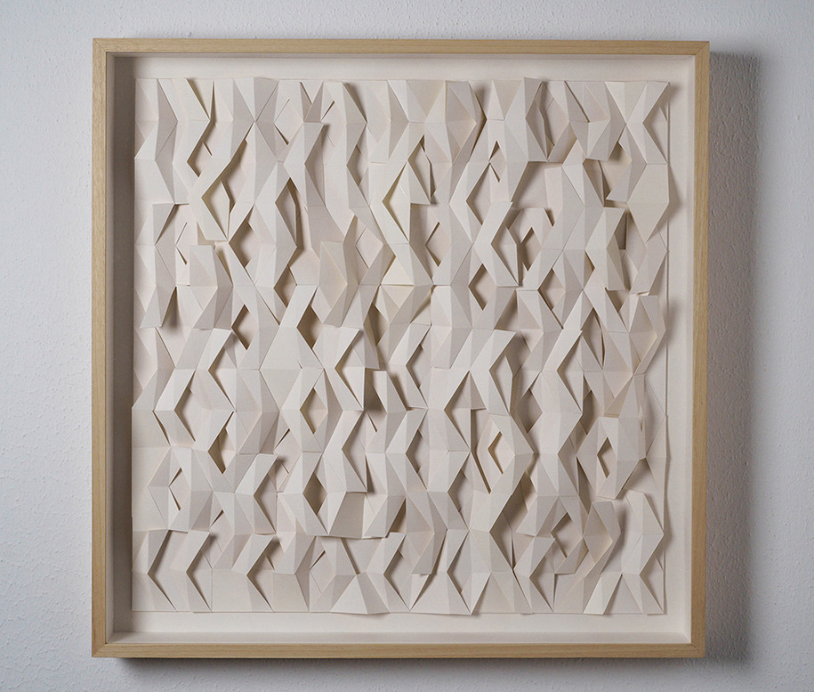 Archisearch Delis Papadopoulos’ geometric compositions constructed out of paper | Archisearch