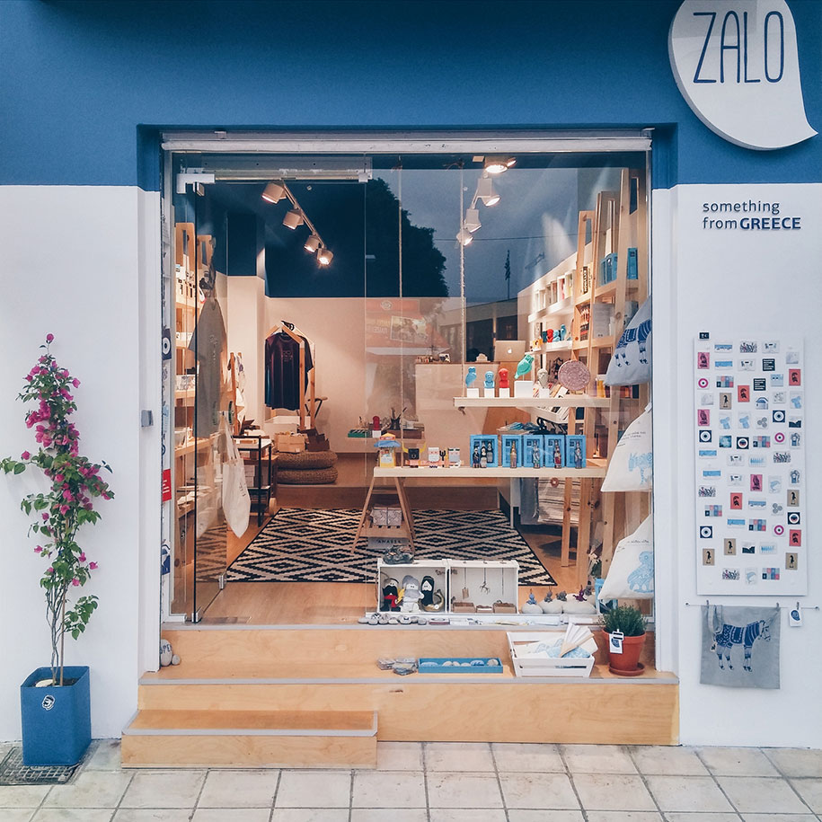 zalo, souvenir, shop, heraklion, minoan, museum, design, blue, wood, crete, leventakis