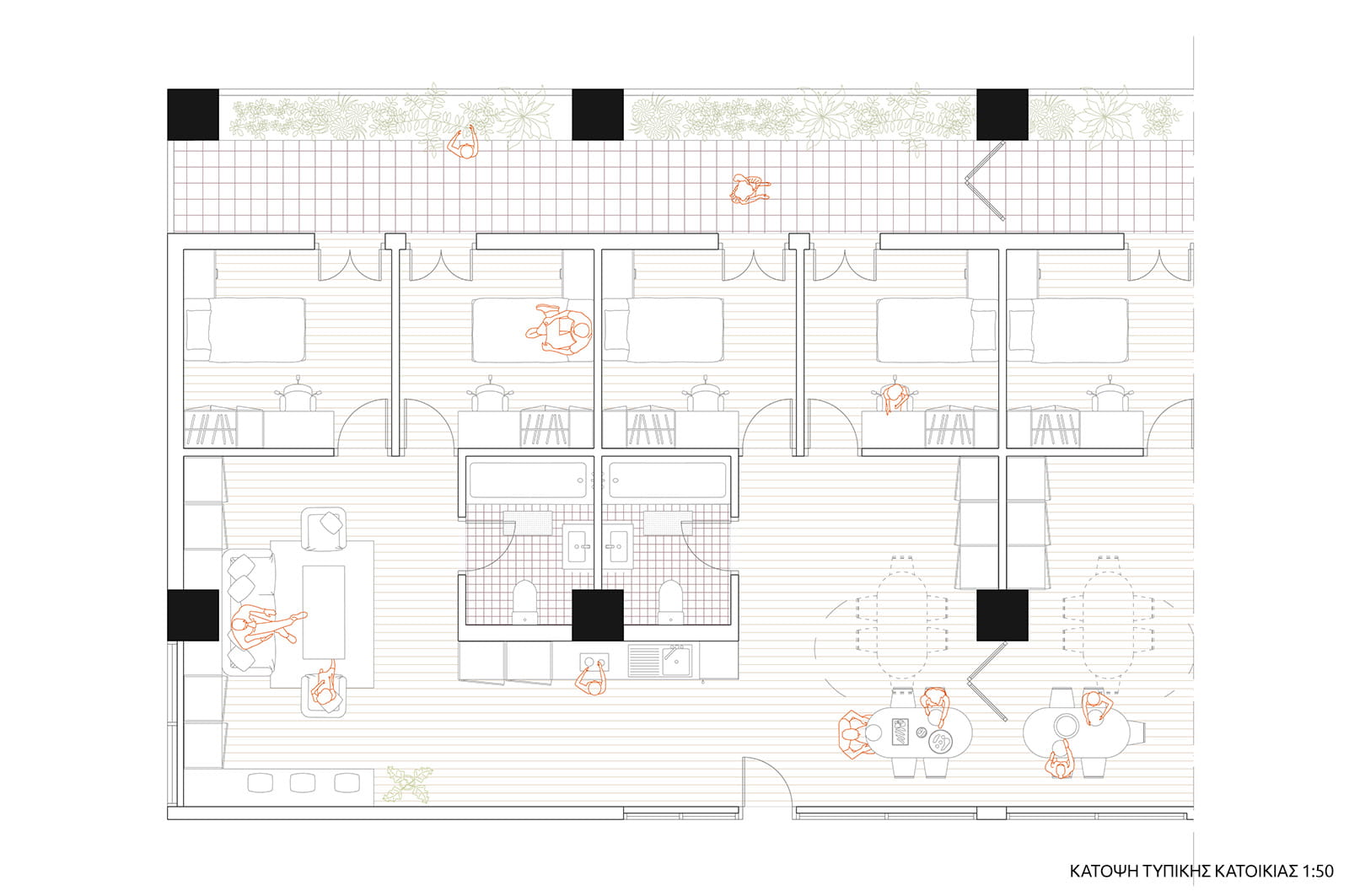 Archisearch Living Debris: μια πρόταση συνεταιριστικής φοιτητικής κατοίκησης για τον διαγωνισμό «Συν-κατοικώντας τα κενά» του CoHab Athens