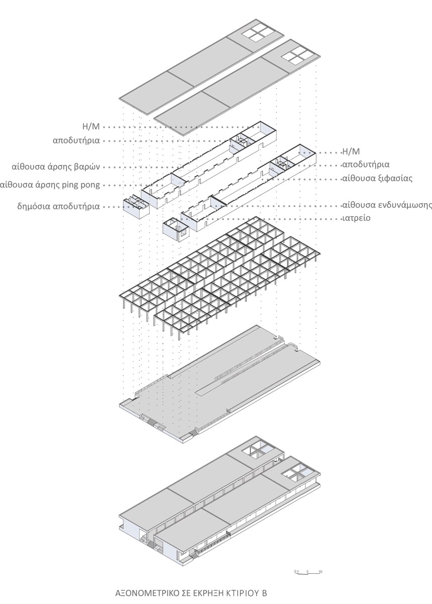 Archisearch Former Farmers’ Market Facilities in Neapoli: Creation of a Sports Center in the Municipality of Volos|Diploma thesis by Georgia Ntoutsi