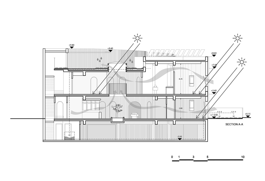 Archisearch New nursery school building of Papagos Holargos Municipality | Architectural design competition entry by architect Efi Karyoti in collaboration with: Chrysa Chatziralli, Eleni Samara, Eleni Michalakeli