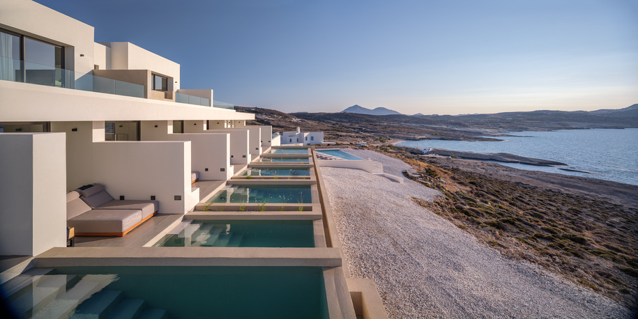 Archisearch White Coast Hotel in Milos Island, Cyclades - Greece | by Tsolakis Architects