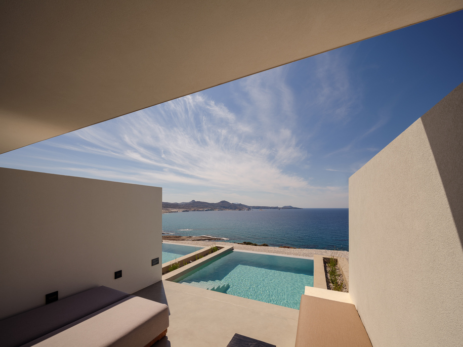 Archisearch White Coast Hotel in Milos Island, Cyclades - Greece | by Tsolakis Architects