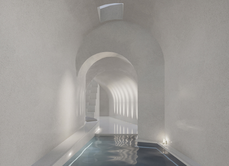 Archisearch Two semi-detached houses in Santorini | finalist in competition by V. Baskozos architects & Nikolas Baskozos