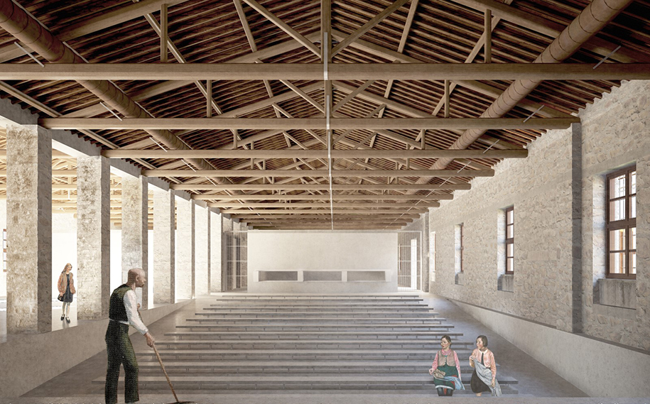 Archisearch Papalampropoulos Syriopoulou Architecture Bureau wins 1st prize in the competition for the reuse of Tampakika complex for the University of the Aegean