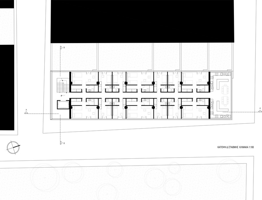 Archisearch NTUA students, Kyriakos Giannakidis & Elvira Kamberi, design University Residences in Athens